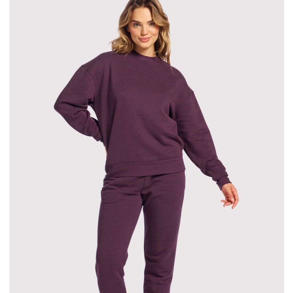 Nuuds Plum crew sweatshirt